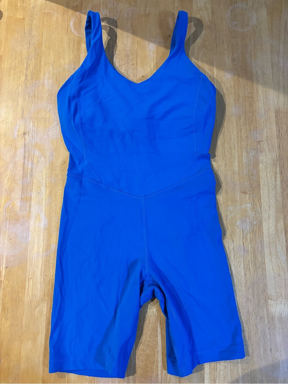Lululemon Electric Blue One-Piece Active Short Romper